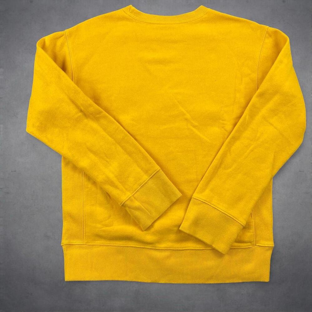 Polo Jeans Co Crewneck Sweatshirt Small Yellow Spellout - Picture 5 of 6